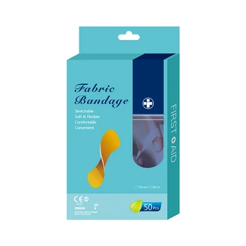 

50 Pcs Disposable Waterproof Adhesive Bandage Breathable First Aid Emergency Kit Medical Hemostatic Stickers For Kids / Adults