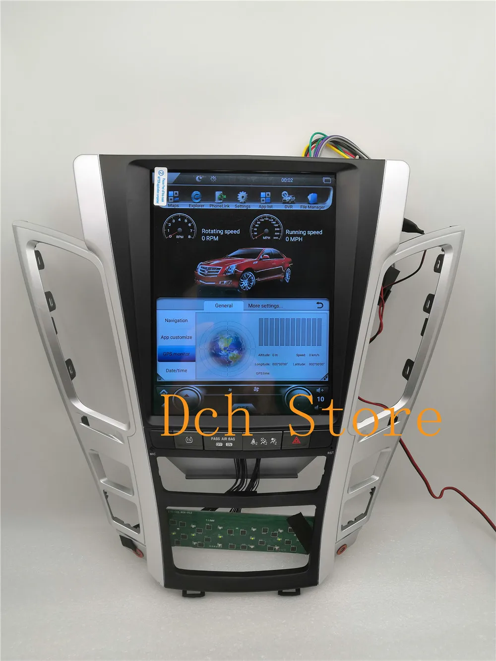 10.4'' Vertical Screen Tesla Style Android 8.1 Car DVD player GPS for Cadillac Old CTS 2007 2008 2009 2010 2011 2012 RADIO PX6