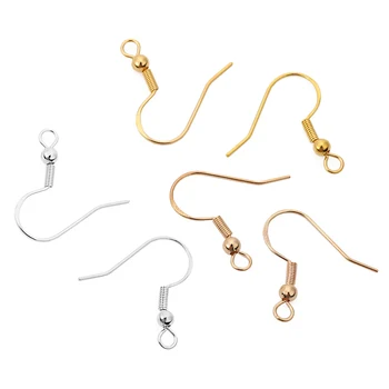 

50pcs/lot S925 Sterling Silver Earring Hooks Leverback Hypoallergenic Earwires with Ball End Findings for DIY Earring Jewelry