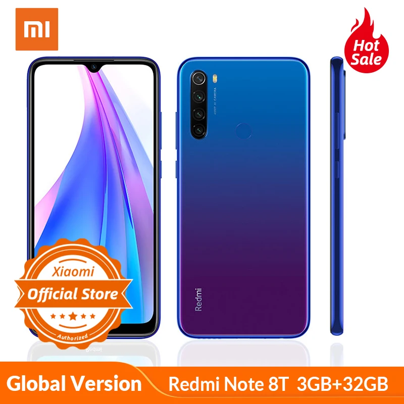 Xiaomi Redmi Note 8 T Nota 8 T Global versión 3GB 32GB teléfono ...