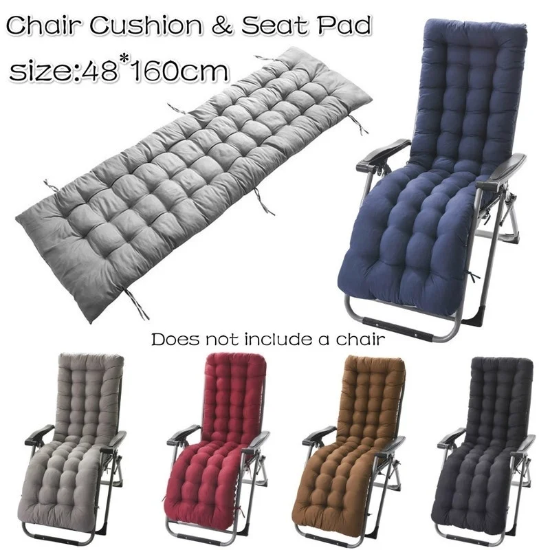 Lounge Chair Cushion Double-sided Pad Lunch Break Folding Beds Cot Camping Outdoor Chaise pad | Дом и сад