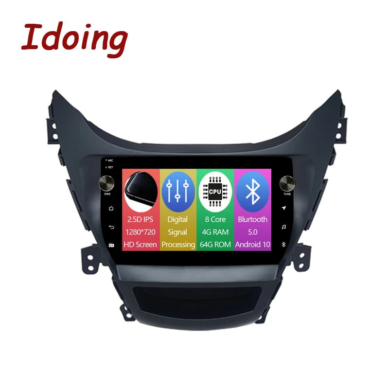 

Idoing9 "головное устройство для Hyundai Elantra 5 JK GD MD UD 2011-2015 автомобильный Радио Мультимедиа Видео плеер навигация GPS Android No 2din