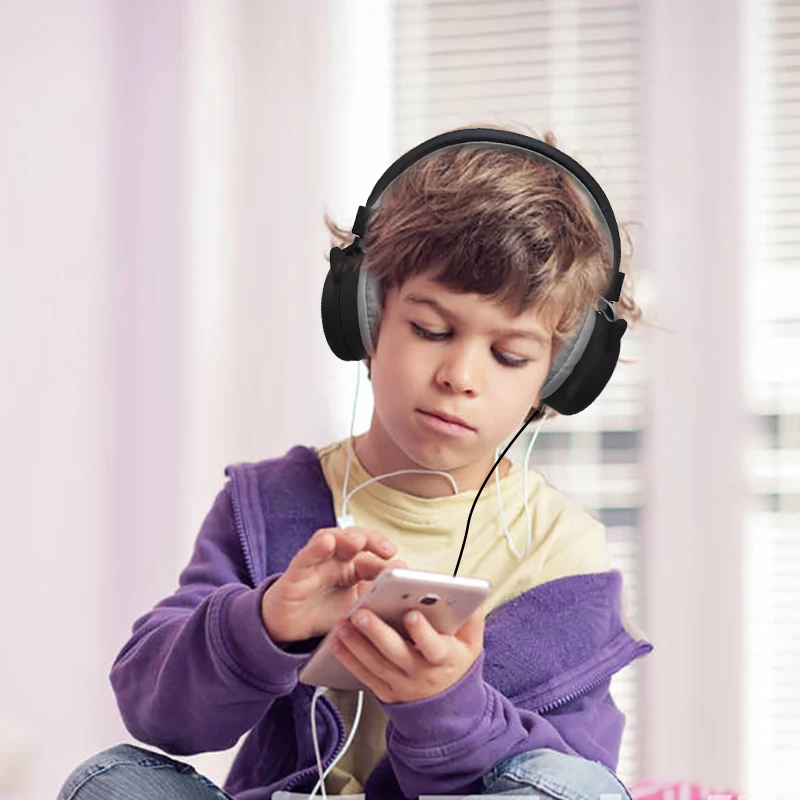 Забавные Игровые наушники для мальчиков, детская музыкальная стерео Проводная гарнитура с микрофонами для iPhone 11 Xiaomi 9 huawei mate 30 подарок на день рождения