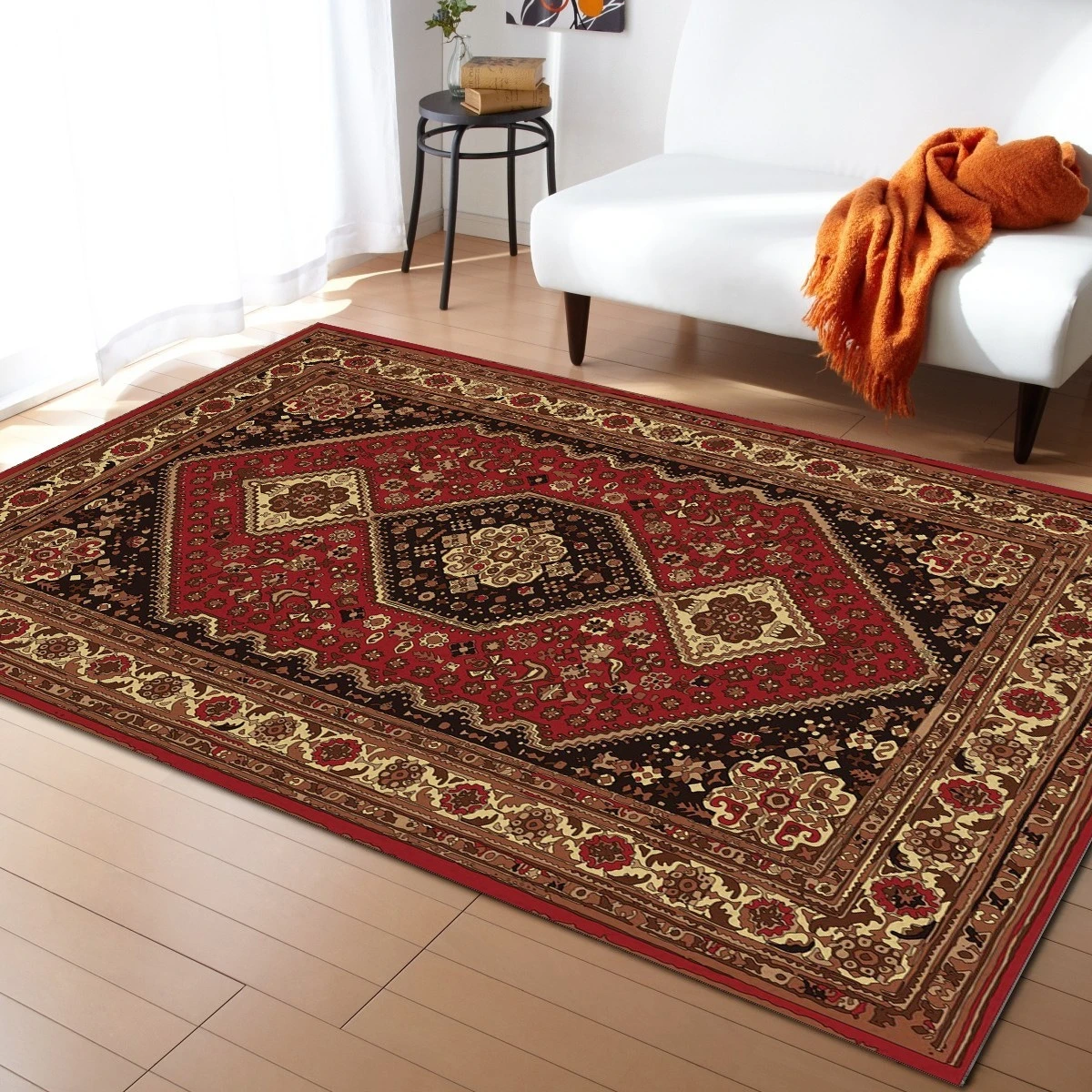 Arabski wzór geometryczny dywan perski dywan dywan do składania duży dywan  w dywaniki do salonu na dywan do sypialni do salonu balkon|Dywany| -  AliExpress