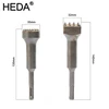 12/16Teeth Round Shank Alloy Electric Hammer Chisel Drill Bit For Gouging The Surface Of Concrete Cement Wall Slab Viaduct ► Photo 3/6
