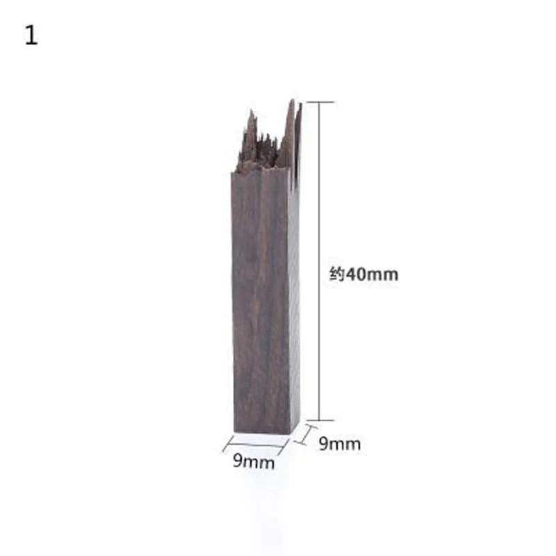 1 шт силиконовая форма для смолы горного пикового блока Ab Смола черного сандалового дерева сломанная Diy для изготовления ювелирных изделий - Цвет: Черный