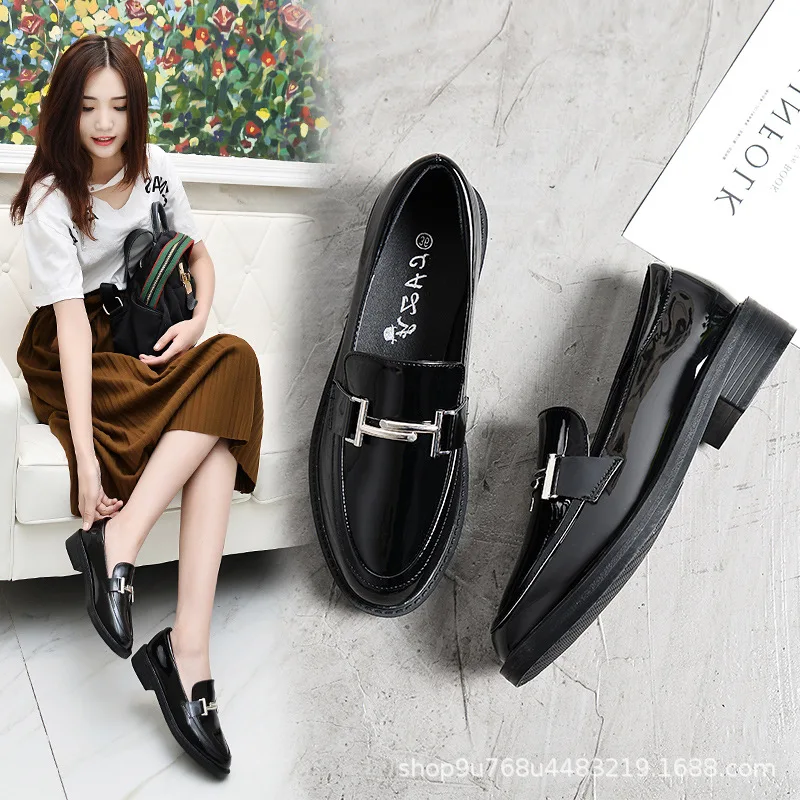 

Maggie's Walker Women's Shoes New Style Spring Leather Shoes Women's Korean-style Comfortable Ladies Shoes Botines Mujer