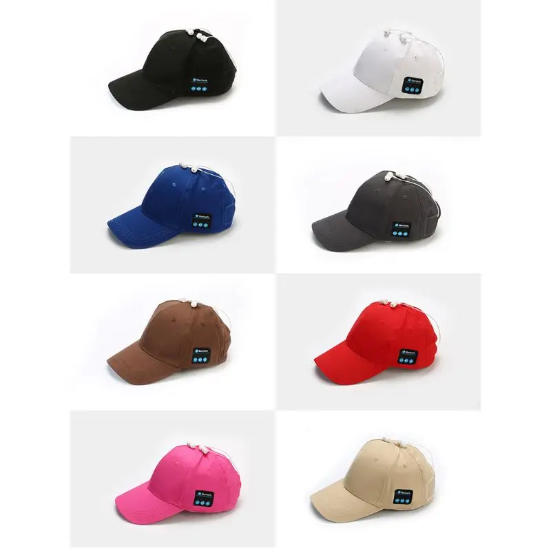 Wireless Bluetooth Earphone Cap Outdoor Baseball Cap Music Headphone Sun Hats Hot