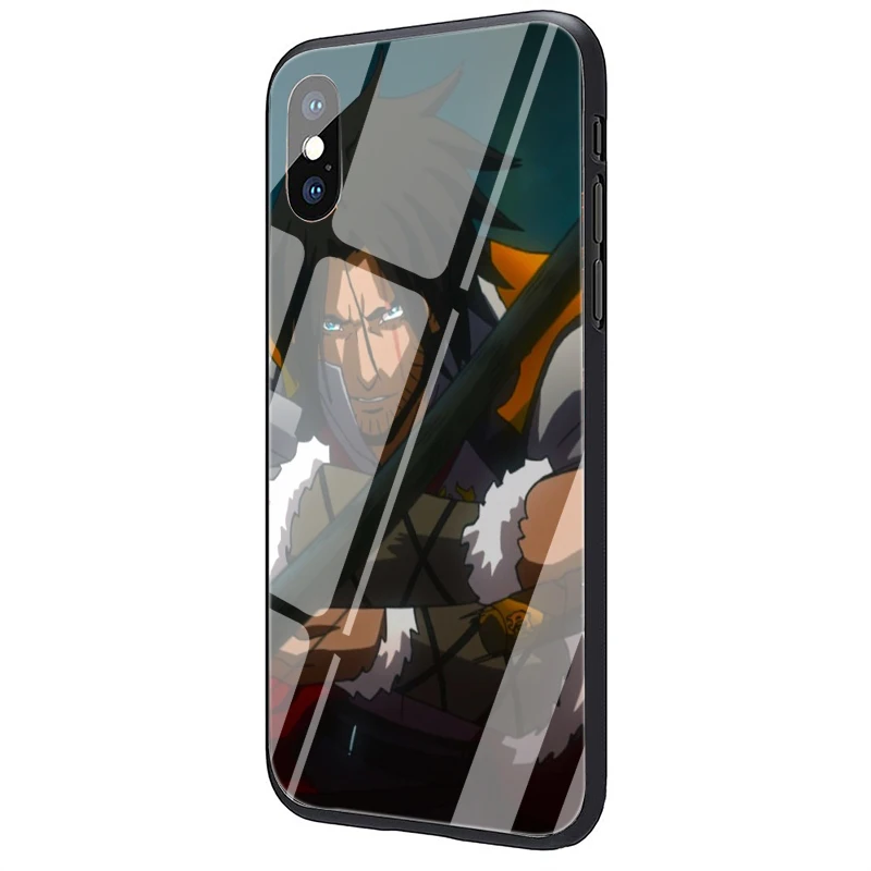 G4 EWAU кастлевания 1 2 Seson закаленное стекло чехол для телефона чехол для iPhone 5 5S SE 6 6s 7 8 Plus X XR XS 11 Pro Max - Цвет: G4