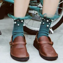 Новое поступление, удобные хлопковые носки для детей эластичные носки средней длины с рисунком смешные носки Харадзюку из хлопка, skarpetki 51