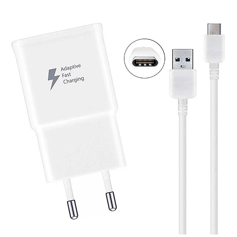 Adaptive Fast Charging USB Charger for Samsung A50 A51 Tablet Wall Adapte For Galaxy A70 A71 A60 S9 S20 Plus | Мобильные телефоны и