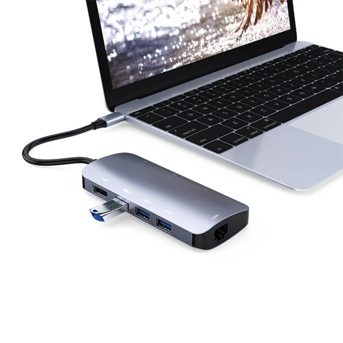 Тип C к HDMI адаптер портативный многоцелевой для ноутбука мобильного телефона домашнего офиса FKU66