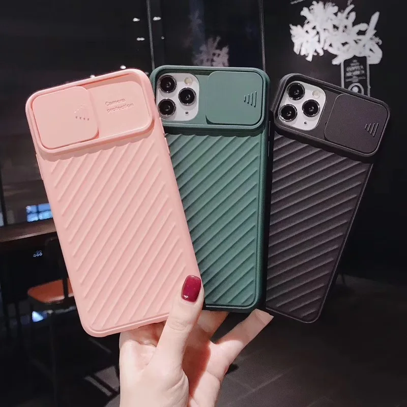 phone case for iphone 6 7 8 11 x xr xs max plus pro Sliding camera cover Anti-fall |