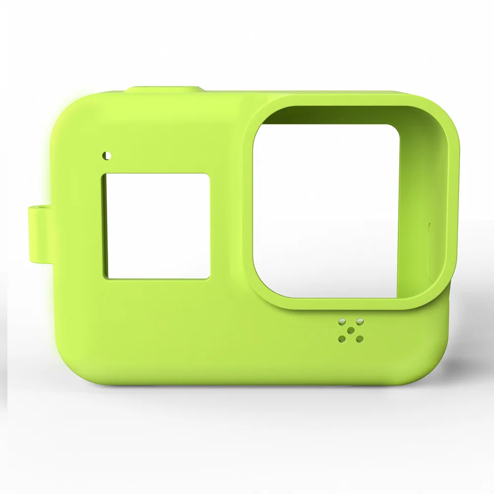 Мягкий силиконовый чехол для Gopro Hero 8, защитный чехол для Gopro Hero 8, аксессуары для экшн-камеры - Цвет: Green
