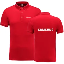 New arrival Men Samsung Polo Shirt High Quality short sleeve jerseys Summer Mens polo Shirts