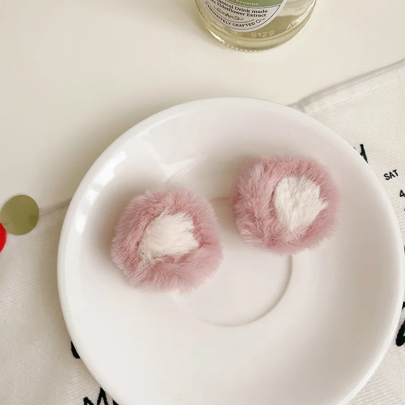 New Fashion Side Clip Three-dimensional Cat Ear Hairgrips For Plush Hairpin Japanese Cute Bangs Clip Headdress Hair Accessories