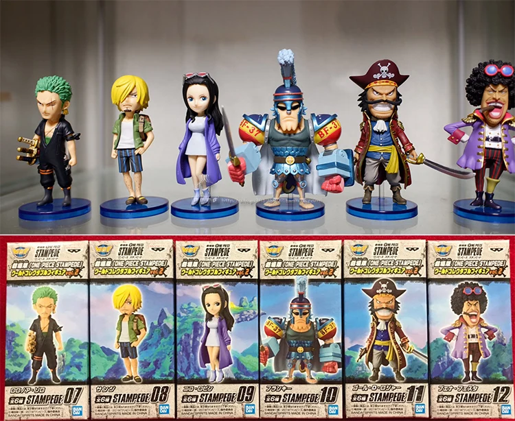 WSTXBD оригинальный BANPRESTO одна деталь STAMPEDE Зоро Санджи фигурка Робин Brinquedos игрушки