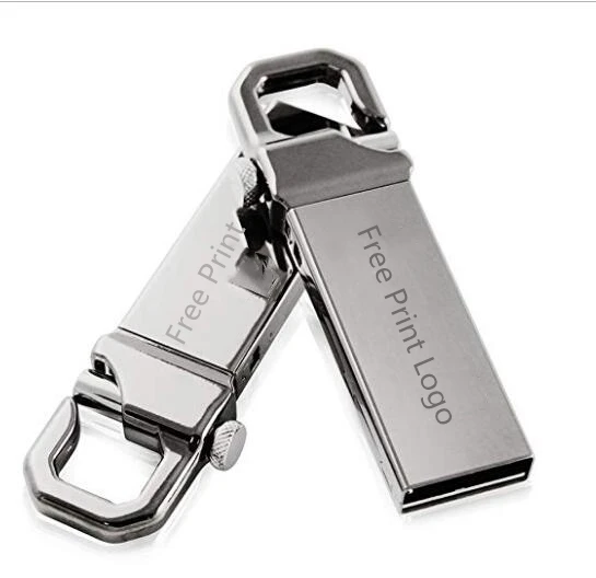 Usb флэш-накопитель usb 2,0 металлический накопитель 128 Гб 64 ГБ 32 ГБ 16 ГБ 8 ГБ высокоскоростная Флешка-браслет карта памяти бесплатный логотип клиента