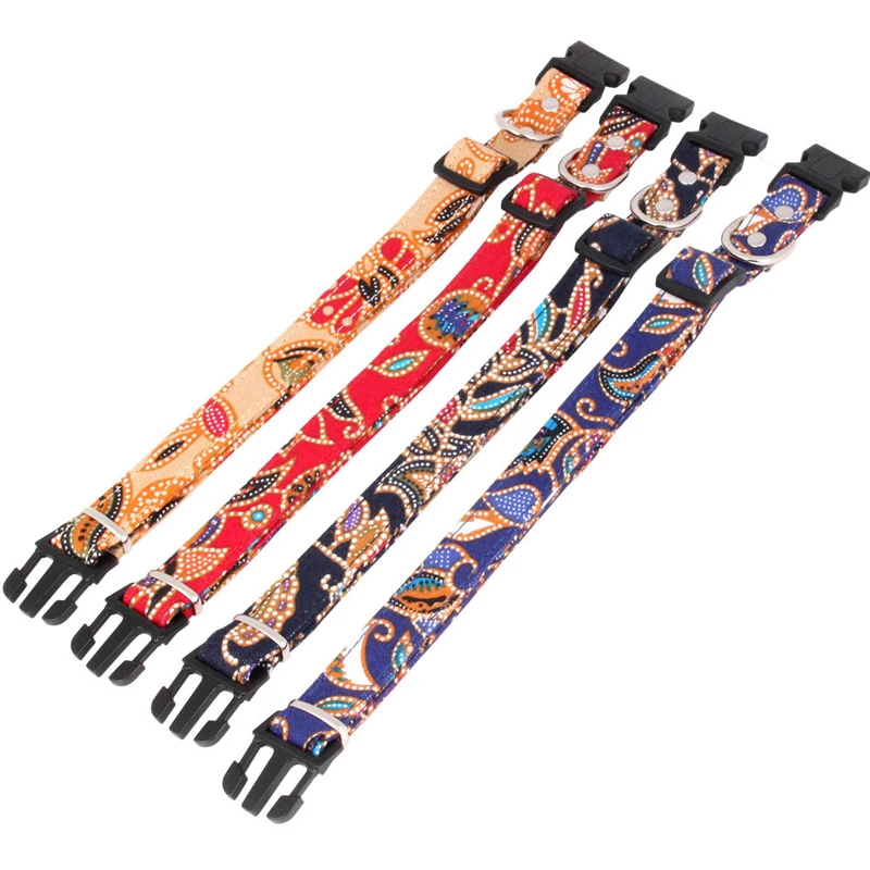 Регулируемые светящиеся ошейники для собак самоед бульдог ошейник d-образное кольцо для поводка поводок нейлоновые аксессуары для ошейника питомца для средних и больших собак