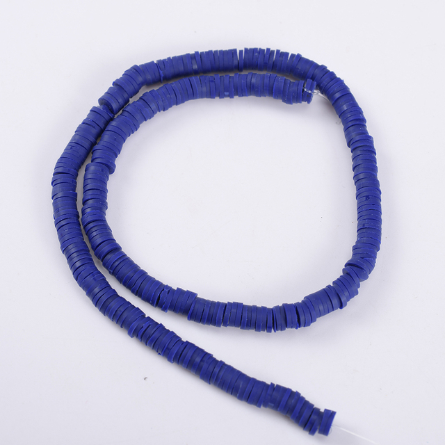 30 Colors 6mm Recyclable Polymer Clay Disc Spacer Beads Necklace Bracelet Handmade Loose Charms Beads For Jewelry Making