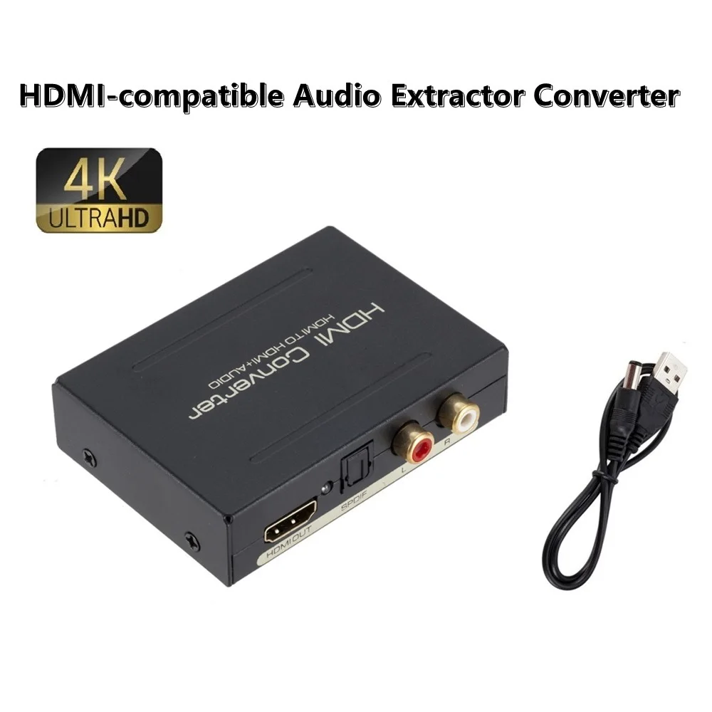 Аудио-Сплиттер аудио-экстрактор преобразователь в HDMI-совместимый поддержка