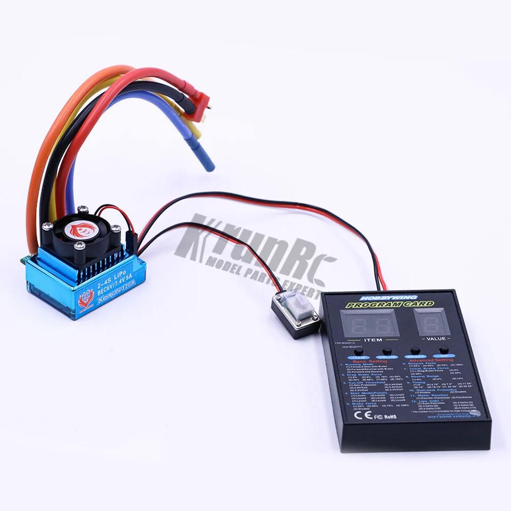 Fire Phoenix RC 10.5T17.5T 2P 120A сенсорный бесщеточный двигатель и ESC и светодиодный набор карт для 1/10 1/12 Buggy Touring Car
