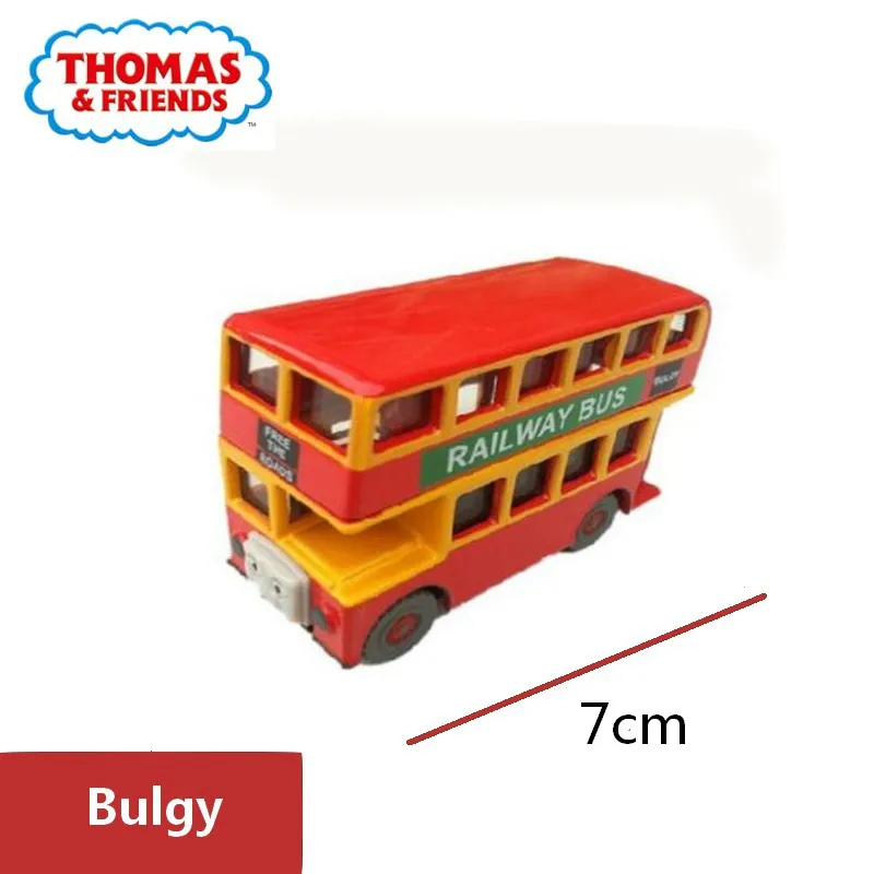 

Original Thomas and Friends Bulgy Train Model Alloy Plastic Magnetic Bus Car Toy Birthday Gift