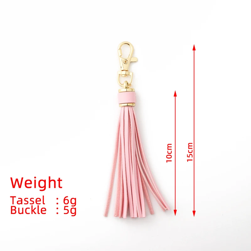 Norkeer Nieuwe Mode Kwastje Sleutelhanger Vrouwen Leuke Tassel Sleutelhanger Bag Accessoire Pu Leather Kwasten Autosleutel Ring Fringe Sieraden