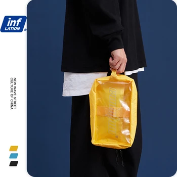 

INFLATION Fashion Fanny Packs Waist Bag for Men Women Letter Printed Shoulder Bag Men Travel Shoulder Zipper Bag Pack 214AI2019