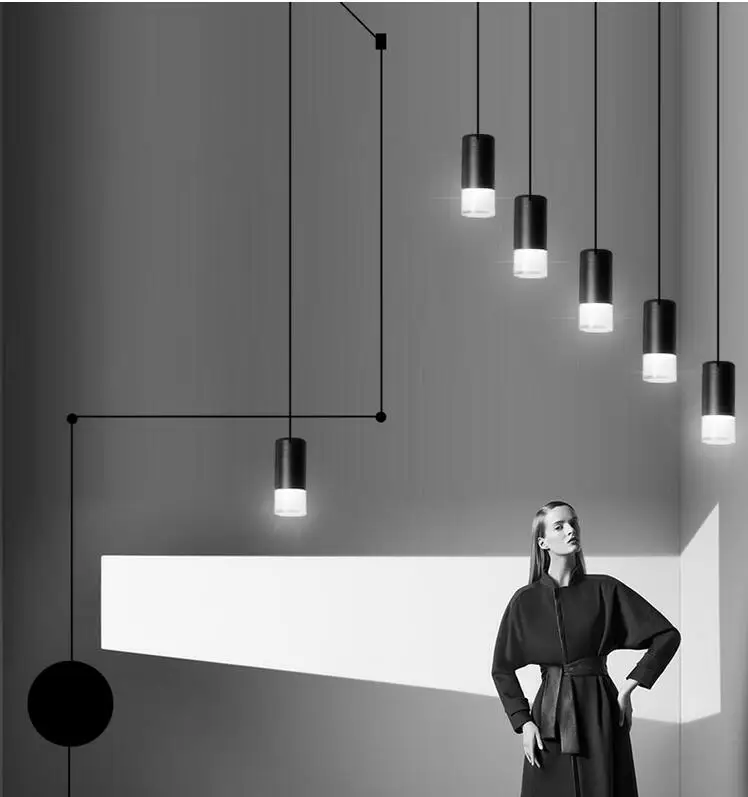

Vibia Line Geometric Pendant Light Fixture Wireflow design hanging pendant lamp industrial Wires Adjustable Lustres luminaria