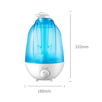 

Cool Mist Humidifiers Quiet Humidification Adjustable Mist Humidifier with Double Nozzles for Bedroom Living Room Office DTT88