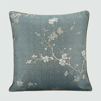 

Jacquard Cushion Cover Polyester Pillow Covers China Style Decorative Pillows For Sofa Cushion Home Decor High-end Pillow Case