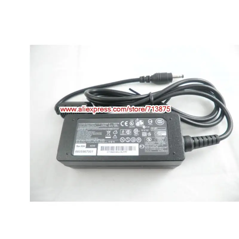 Натуральная 19,5 V 2.05A адаптер для hp мини 210-1000 210-1018CL 210-1030NR 210-1070NR 210-1170NR 210-1010NR 210-1076NR 210-2145DX