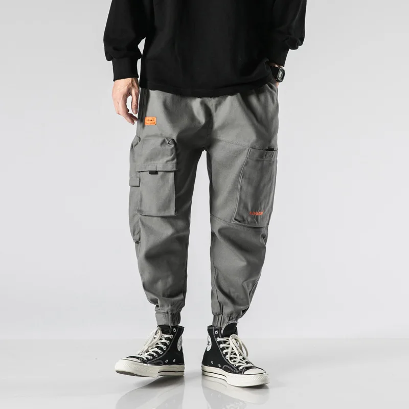 

2019 New Style Japanese-style Autumn And Winter MEN'S Casual Pants Retro Loose-Fit Workwear Pants Men's Sports Beam Leg Harem Tr