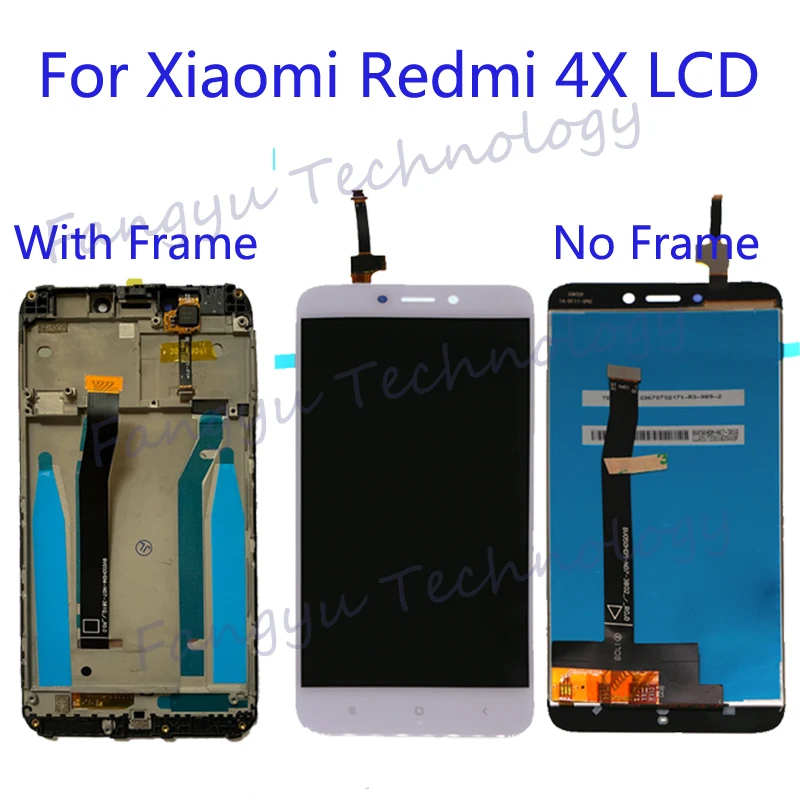 

5.0 with frame LCD For Xiaomi Redmi 4X LCD Display Touch Screen Digitizer Assembly Replacement For Xiaomi Redmi 4X Pro +tool