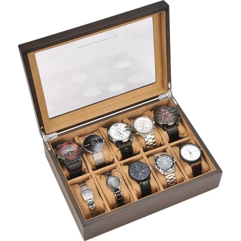 

Vintage Wood Watch storage boxes Jewelry collection organizer box household display Wood Watch box collection storage organizer