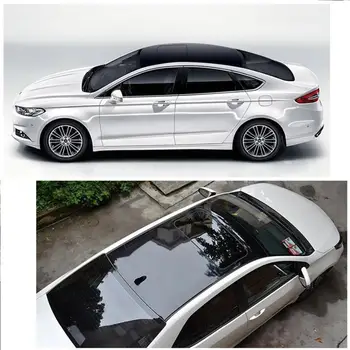 

CAR WINDOW TINT FILM TINTING SUPER DARK BLACK LIMO 5% 50cm x 3M Black Glass Window Tint Shade Anti-UV Film Roll Car Sticker