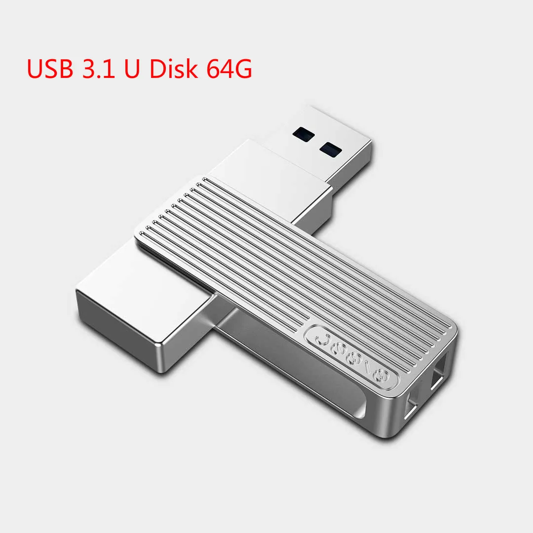 Xiaomi USB 3,1 U накопитель OTG металлический флеш-накопитель с разъемом Lightning/Тип-C для iPhone 11 Pro/11/XS/X/8/7 приложение Управление - Цвет: USB type 64G