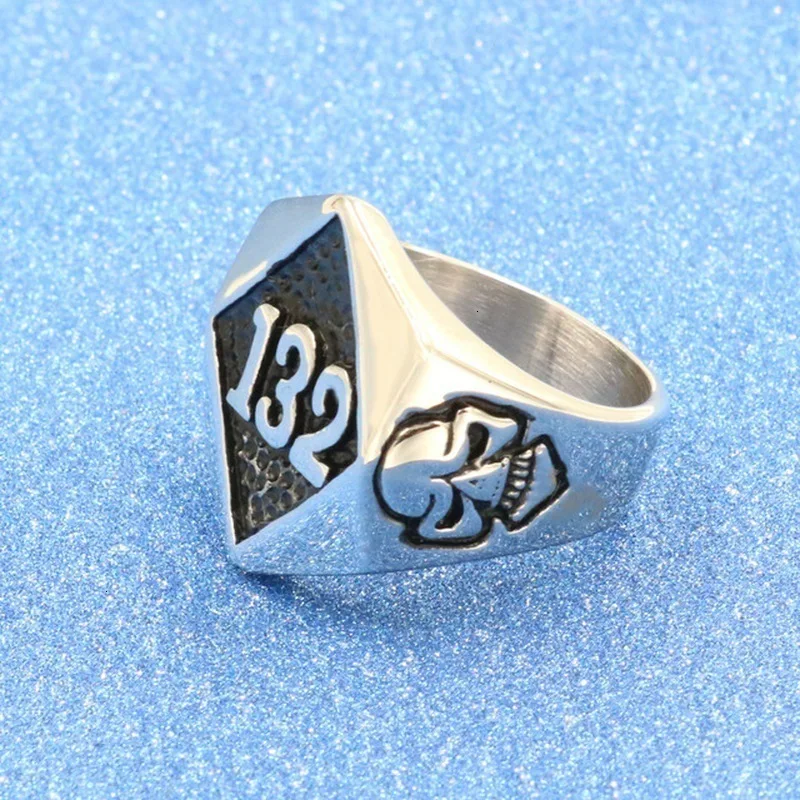 Кольцо мужское двухцветное из нержавеющей стали в стиле панк-рок викингов готика