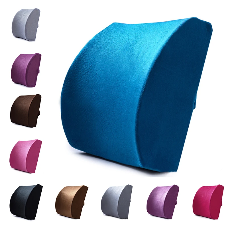 

12Color Travel Seat Cushion Coccyx Orthopedic Memory Foam U Seat Massage Chair Cushion Pad Car Office Massage Cushion Rectangle