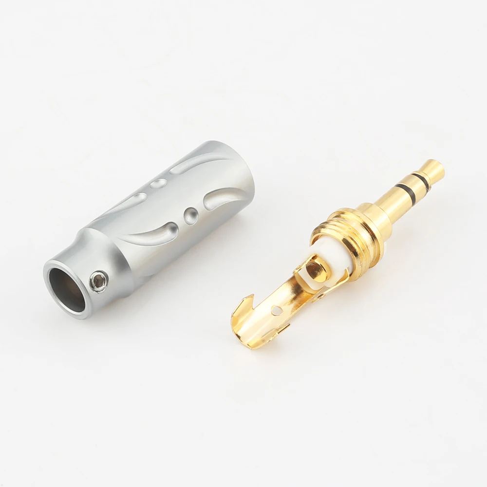 Viborg VH302G High Grade 3.5mm Stereo Plug HIFI Gold /Rhodium Plated 3.5mm Stereo Connector