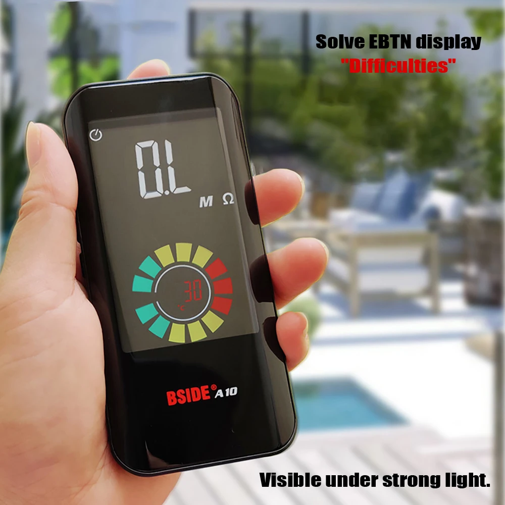 BSIDE A10 Digital Multimeter Color LCD Rechargeable Pocket Smart Voltmeter Capacitor Diode Ohm Hertz Duty Cycle Voltage Tester,Digital Multimeter,Multimeter Tester,Voltage Detector Tester,Voltage Meter Tester