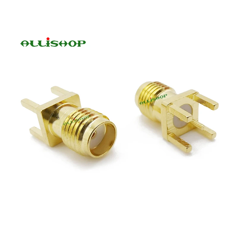 10 шт. коаксиальный адаптер с золотым покрытием|Соединители| |