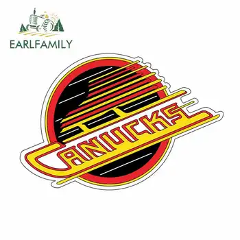 

EARLFAMILY 13cm x 8.7cm For Retro VANcouver Canucks Car Stickers And Decals Fashion Fine Decal DIY Occlusion Scratch Anime