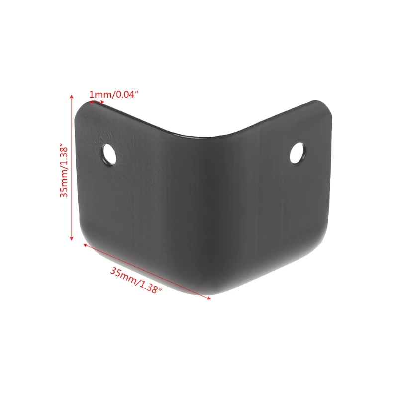 

4Pcs/Lot AMP Angle Amplifier Speaker Cabinet Corner Sound Box Protector 2 Holes B95D