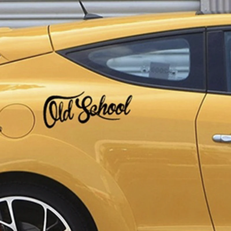 Старая школьная Автомобильная наклейка авто евро виниловые Oldstyle винтажные