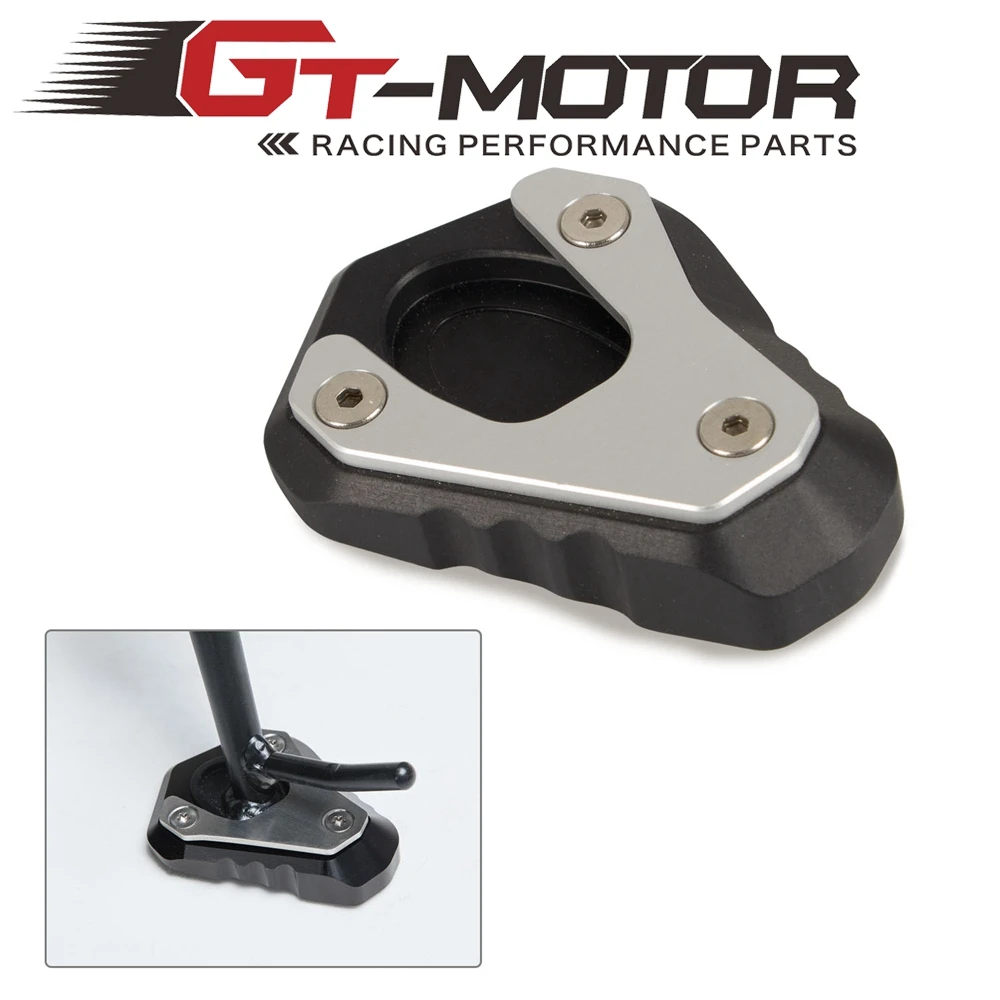 Motorcycle Side Stand Pad Plate Kickstand Enlarger Support Extension