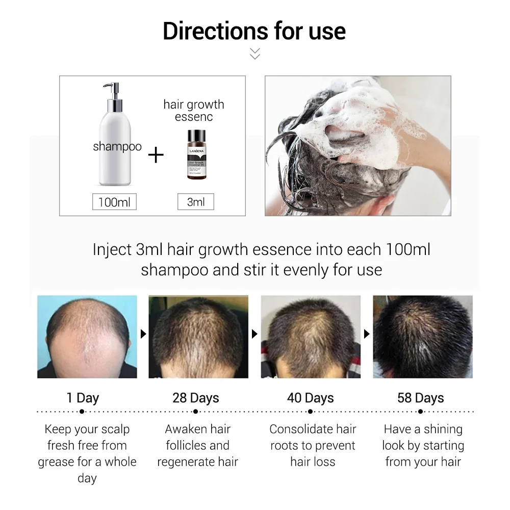 Hair Growth Serum 10PCS Hair Growth Essence Hair Care Treatment