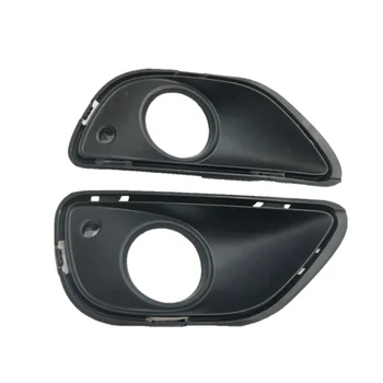 

Front Bumper FOG LAMP COVER WITH NICKEL RING For Porsche Cayenne 2015-2016