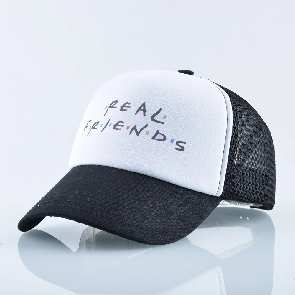 

Summer Hot Baseball Mesh Cap Women's Lettered Casquette Men's Solid Color Printed Hip Hop Hat Truck Cap